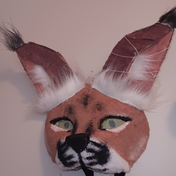 Realistic Caracal Lynx Big Cat Therian Mask High Quality - Picture 14 of 14